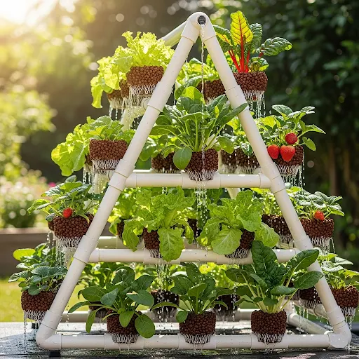 A-Frame Hydroponic Structures