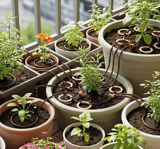 Container Pots and Balcony Gardens