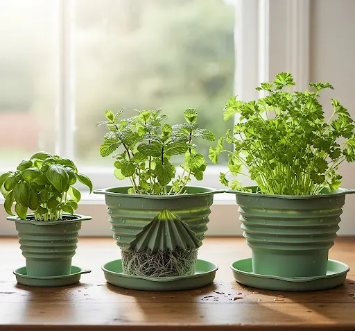Convertible-Silicone-Herb-Pot-Set