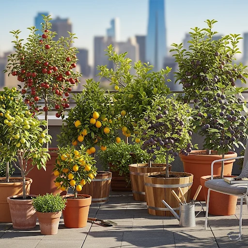 Dwarf-fruit-trees-for-rooftop-containers