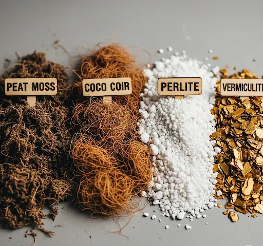 Key ingredients in soilless mixes