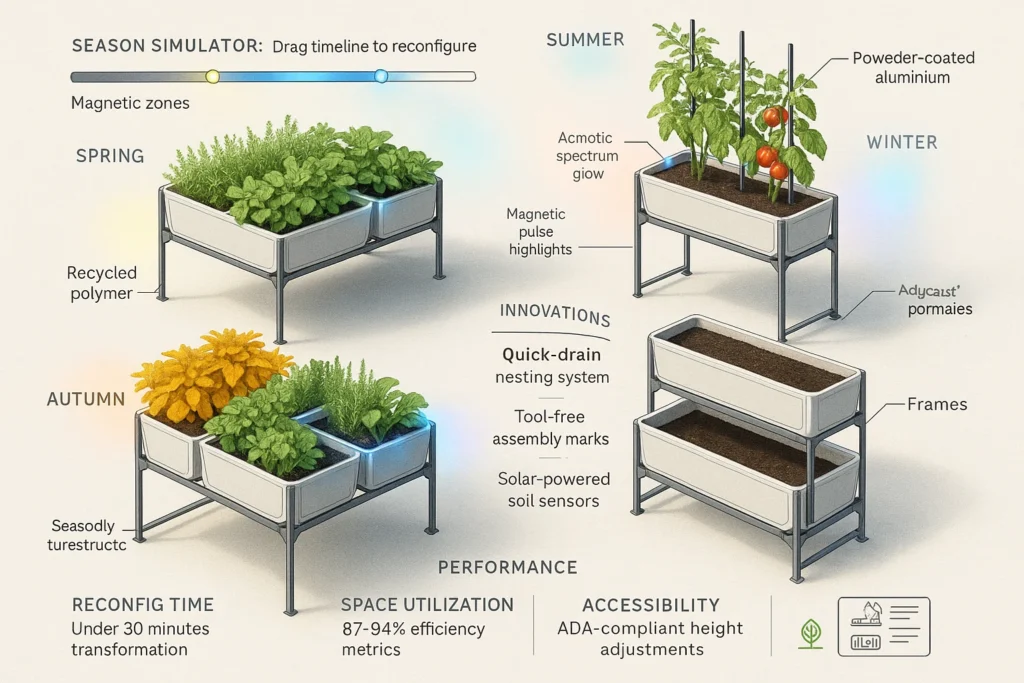 Modular rooftop gardening systems