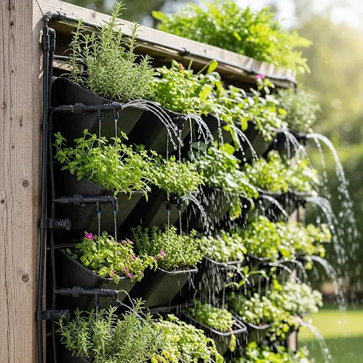 Vertical gardens present unique challenges