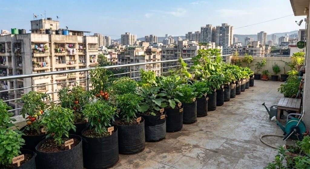 Rooftop Garden Setup