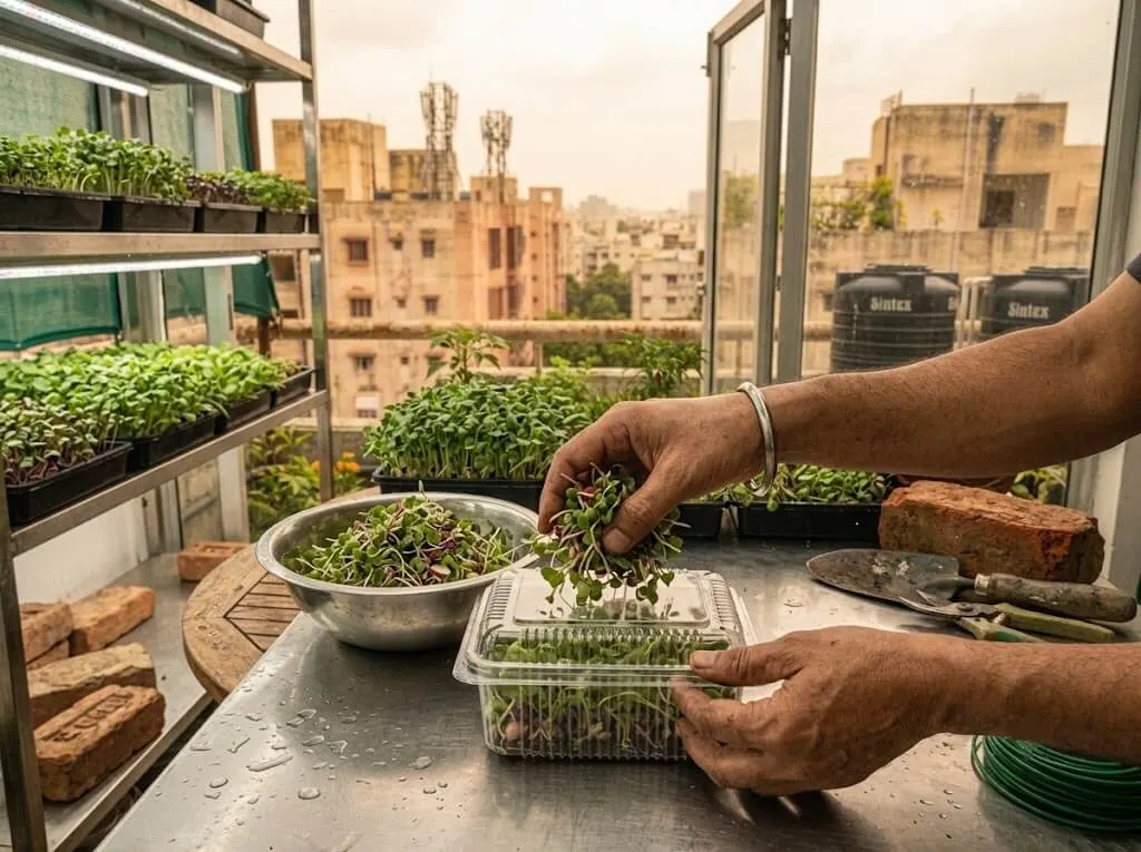 Packaging fresh produce for FSSAI-compliant sale