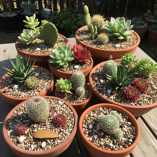 soil requirements a succulent and cacti container