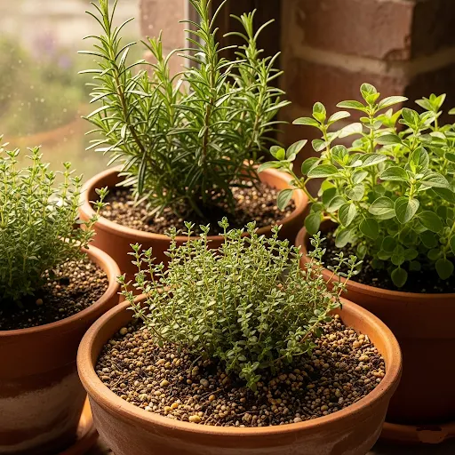 soil requirements herbs in containers
