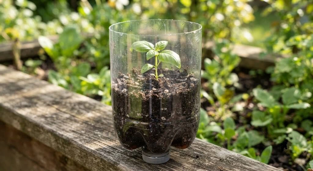 2 litre plastic bottle planter step by step India