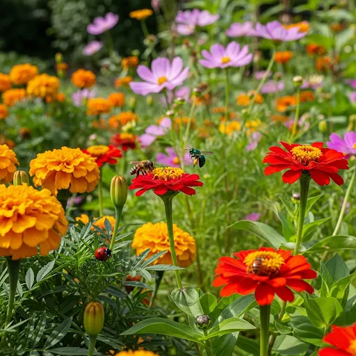 Annual flowers for continuous blooms