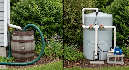 Connection methods vary with tank types