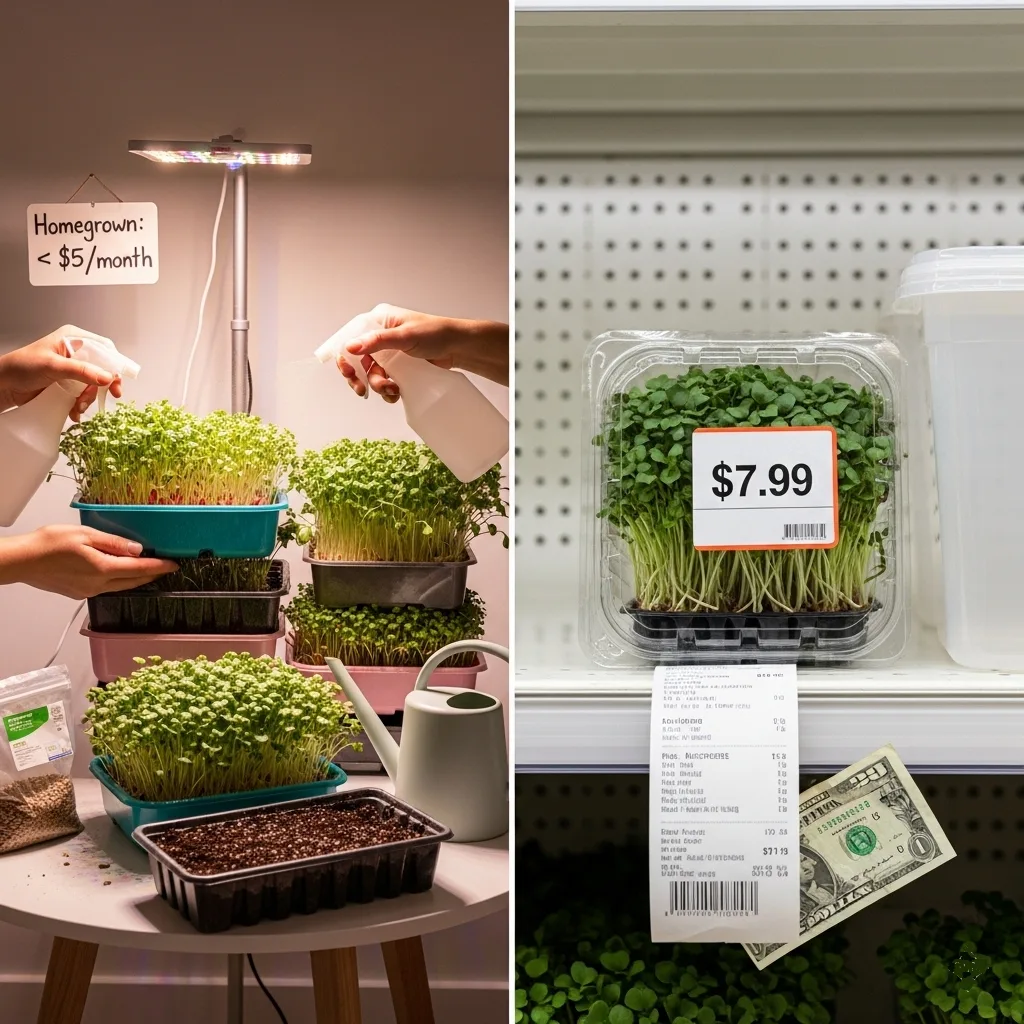 Cost Analysis_Growing vs. Buying Microgreens