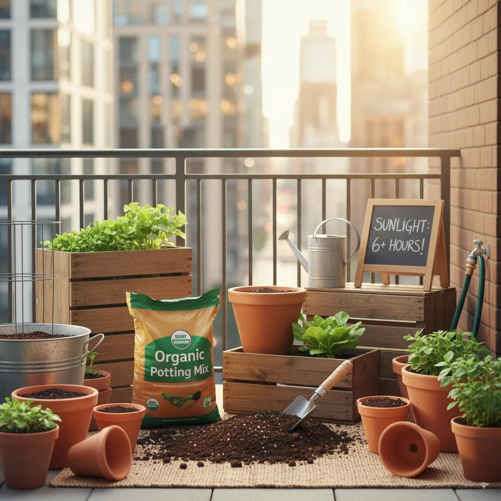 Essential Urban Garden Setup (What You Actually Need)