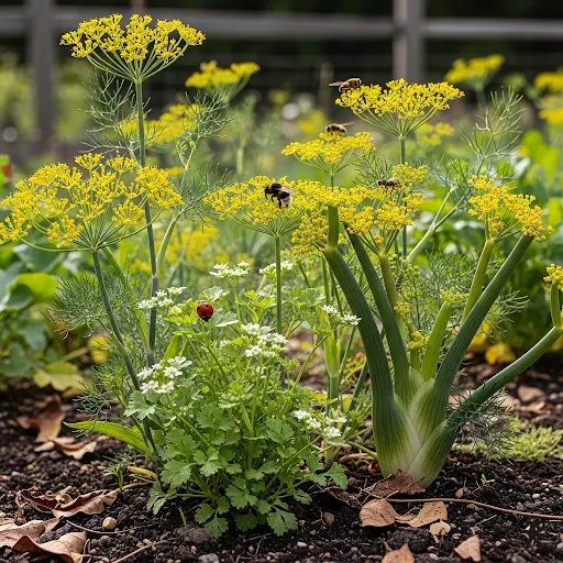 Herbs that double as insect magnets