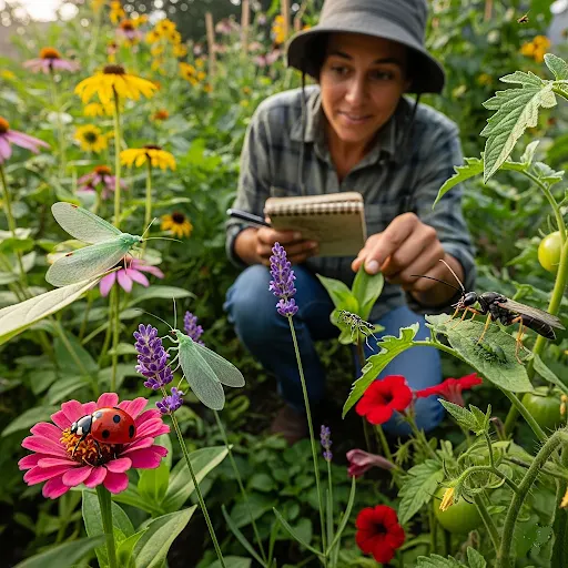 Increased beneficial insect sightings