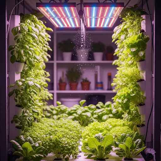 LED grow lights enable indoor gardening