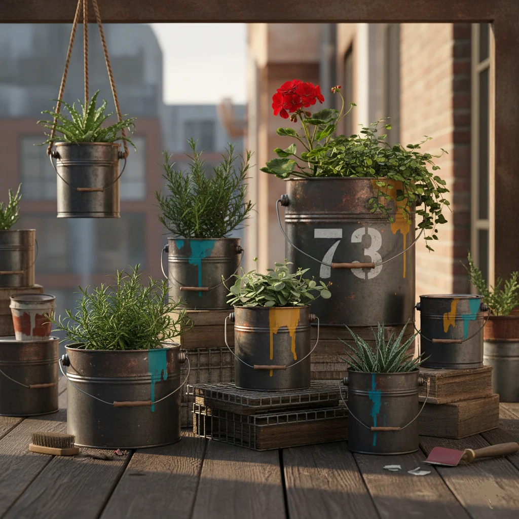 Paint Cans_Industrial Chic Style