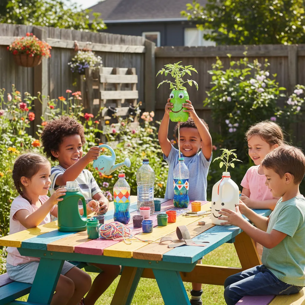 Plastic Bottles_Kid-Friendly Garden Projects