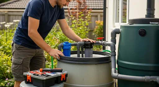 Rainwater system maintenance
