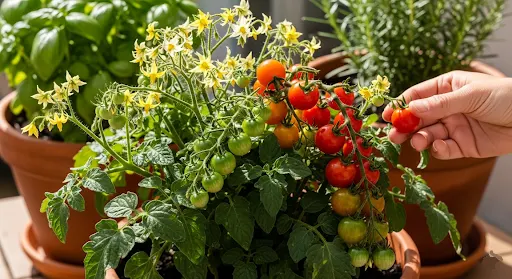 Cherry Tomato Plant Care in Containers
