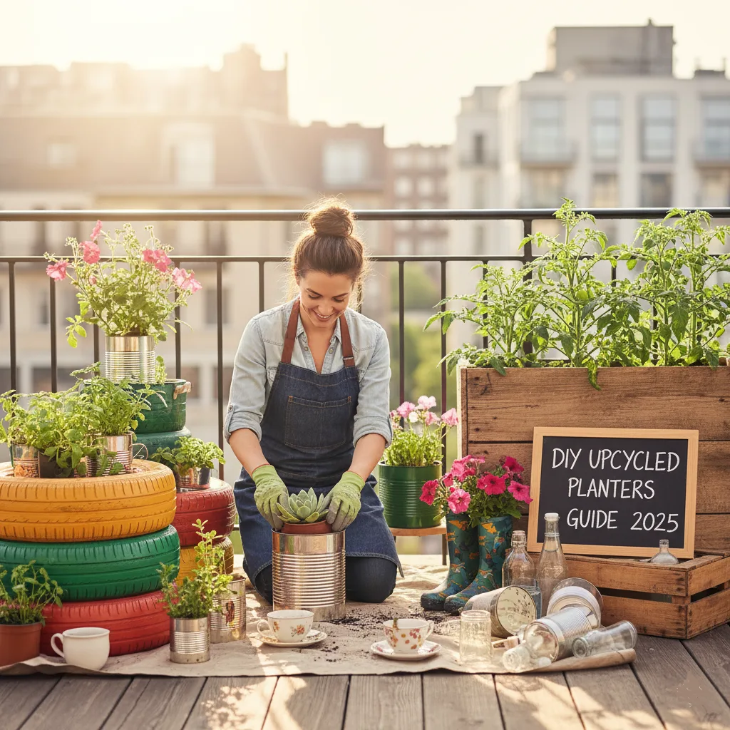 DIY Upcycled Planters 2025