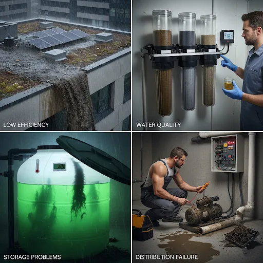 Troubleshooting water collection problems