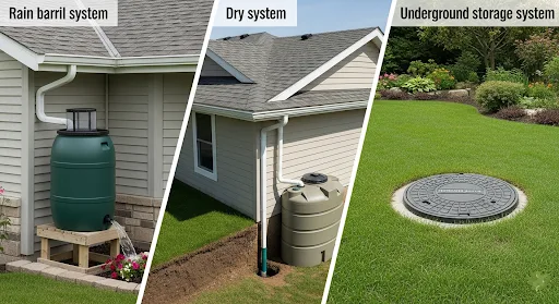 Types of Rainwater Harvesting Systems