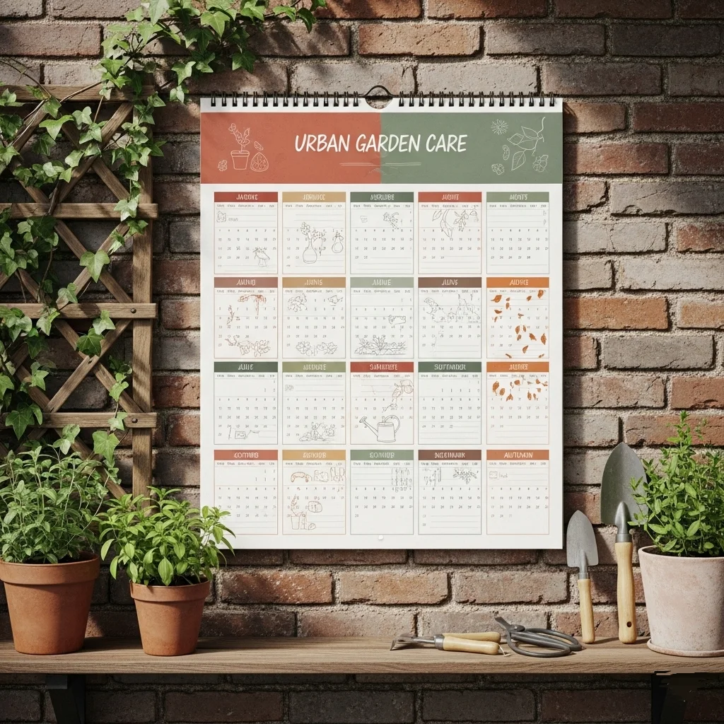 Urban Garden Care Calendar