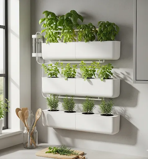 Wall-mounted planters