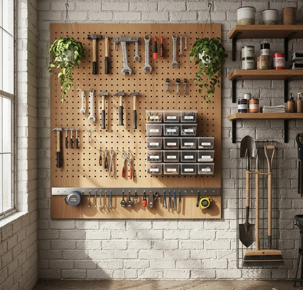Wall-mounted storage