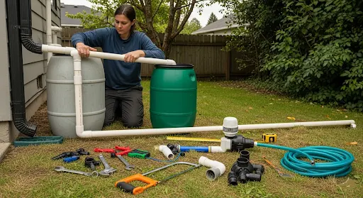 build rain collection system