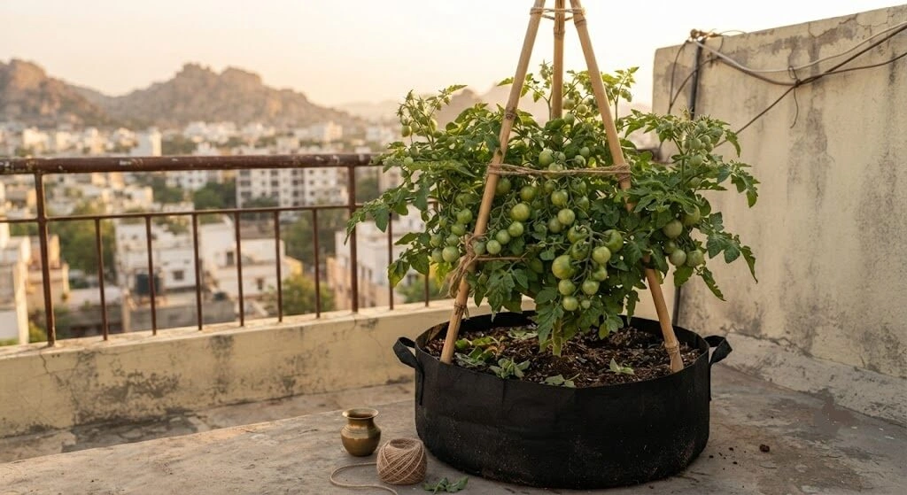 Cherry Tomato Plant Care in Containers