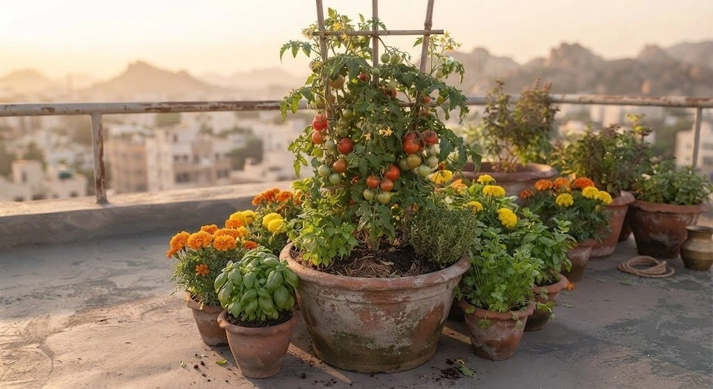 thriving advanced companion guild Indian balcony harvest