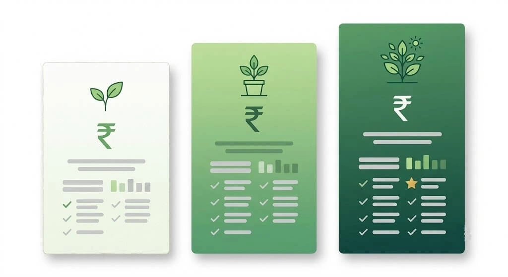urban gardening freelance gig pricing tier structure India