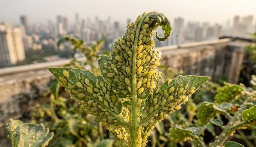 Aphid Explosion on Indian Balcony Gardens