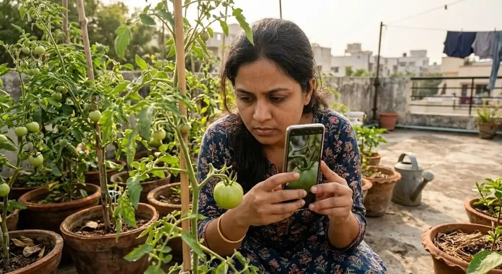 Fruit Drop in Container Tomatoes and Capsicums