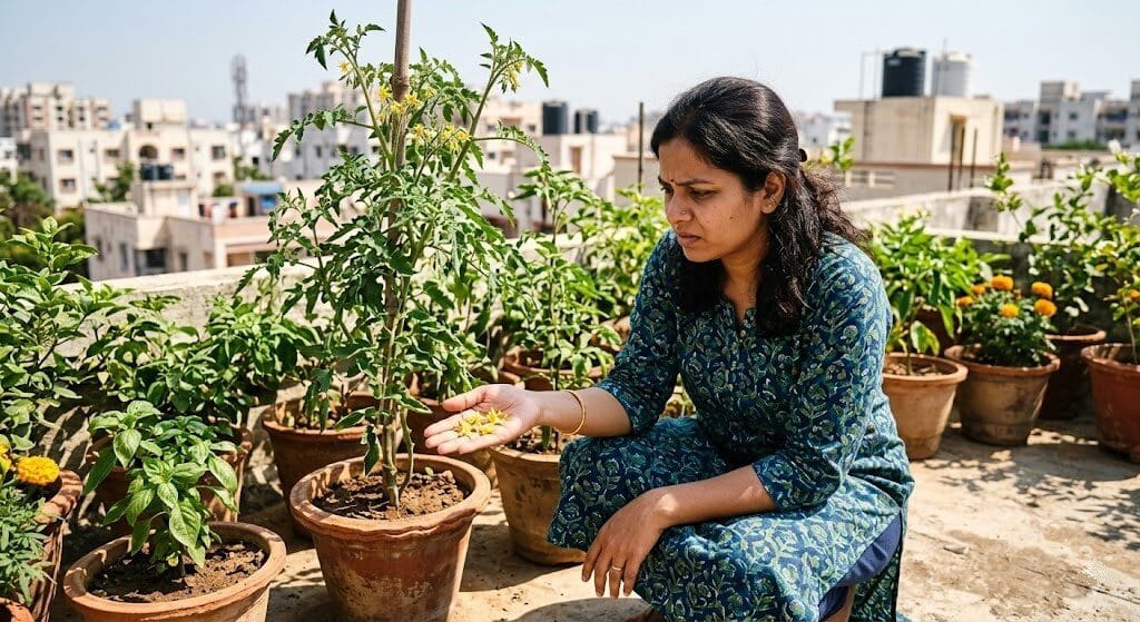 Tomatoes Not Setting Fruit in Indian Summer