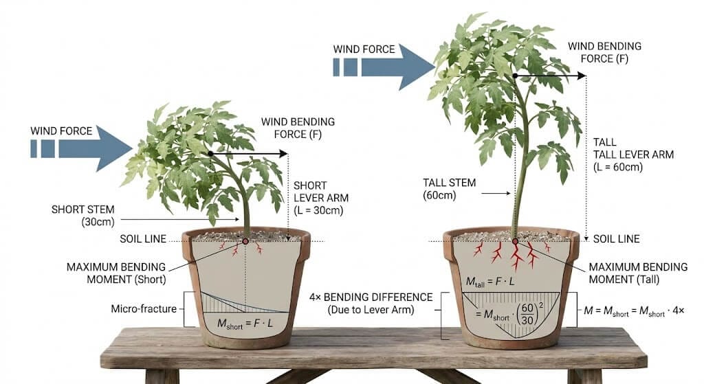 cientific diagram three wind damage mechanisms aerodynamic loading lever arm stomatal disruption evaporation boundary layer Indian terrace