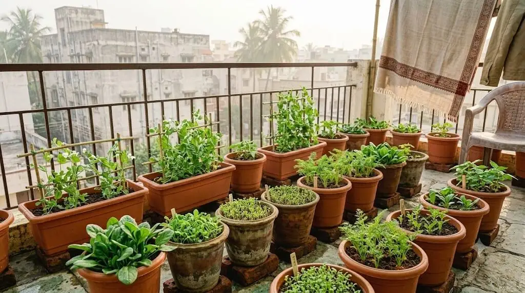 Winter balcony gardening India - cold climate vegetables and seed sourcing