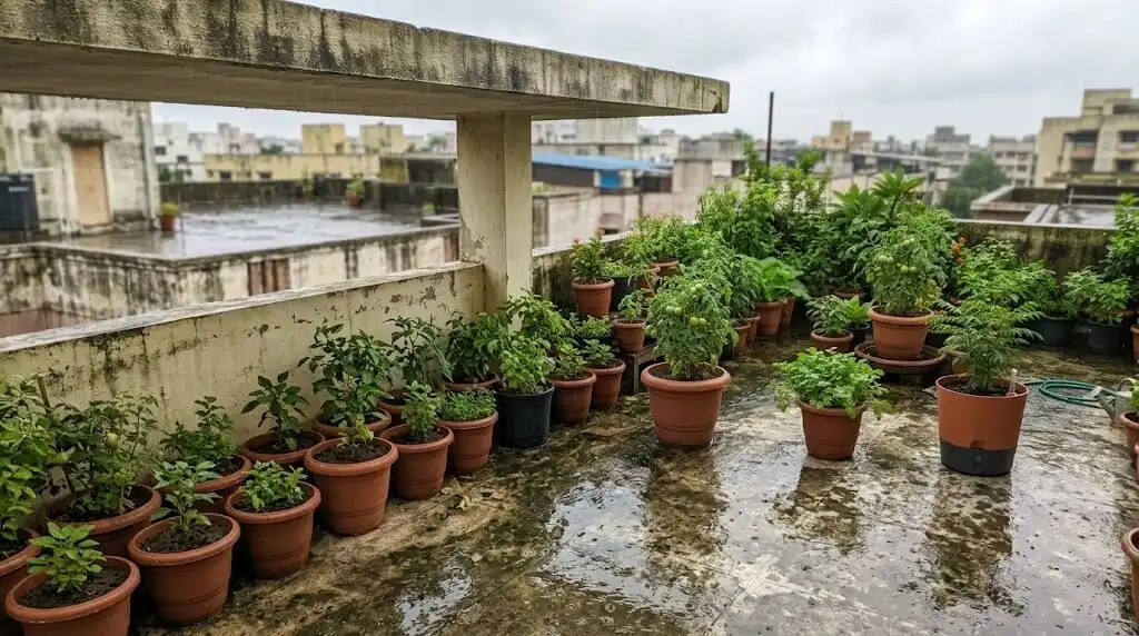 Monsoon Plants Drying Out Despite Rain