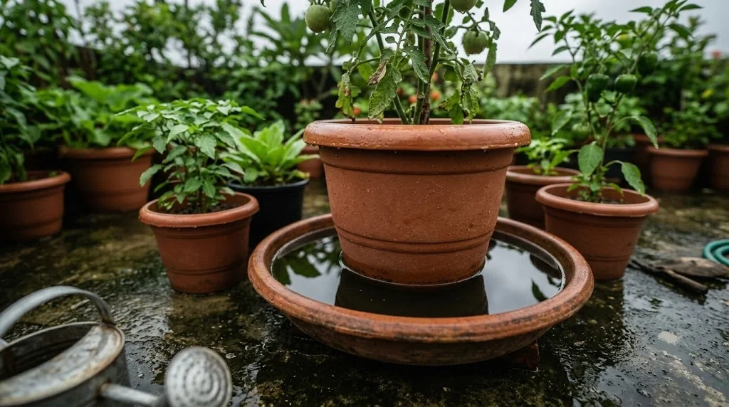 plant saucer standing water mosquito breeding site India monsoon