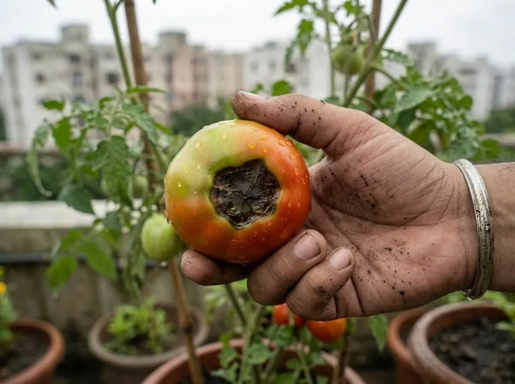 blossom end rot tomato monsoon irregular watering