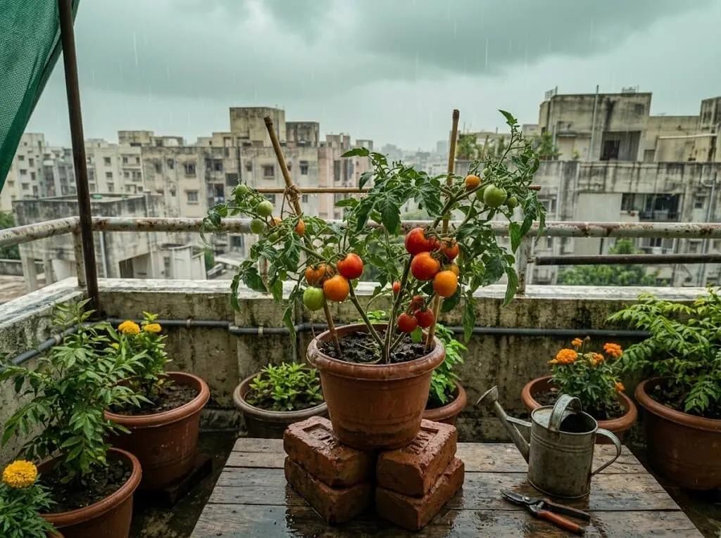 Growing Tomatoes in Monsoon India