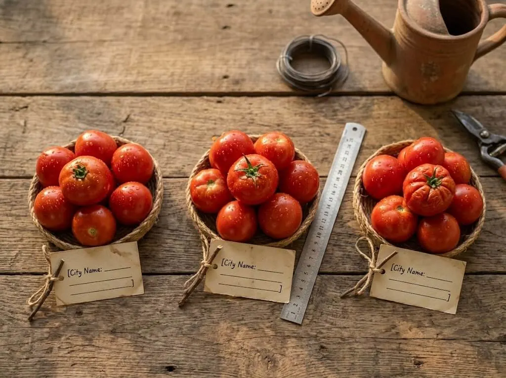 Pusa Ruby tomato harvest comparison Delhi Chennai Bangalore