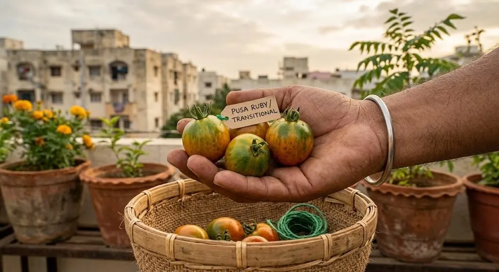tomato harvest 60 percent maturity before heat wave