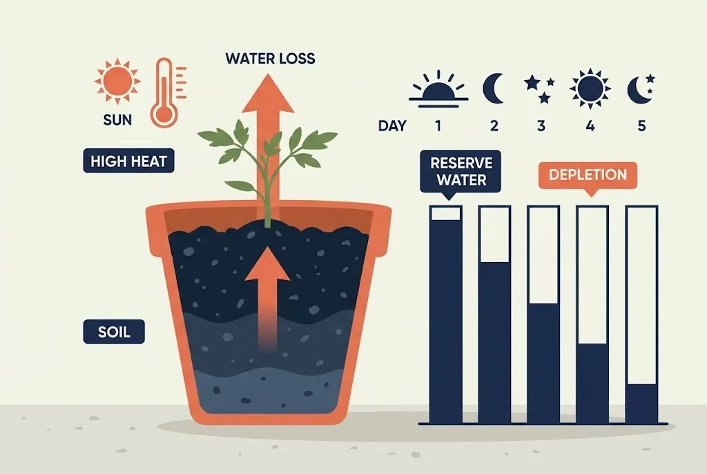 diagram evapotranspiration India