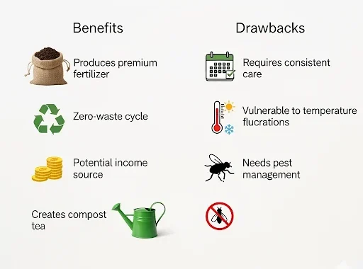 Vermi Compost Advantages and Disadvantages